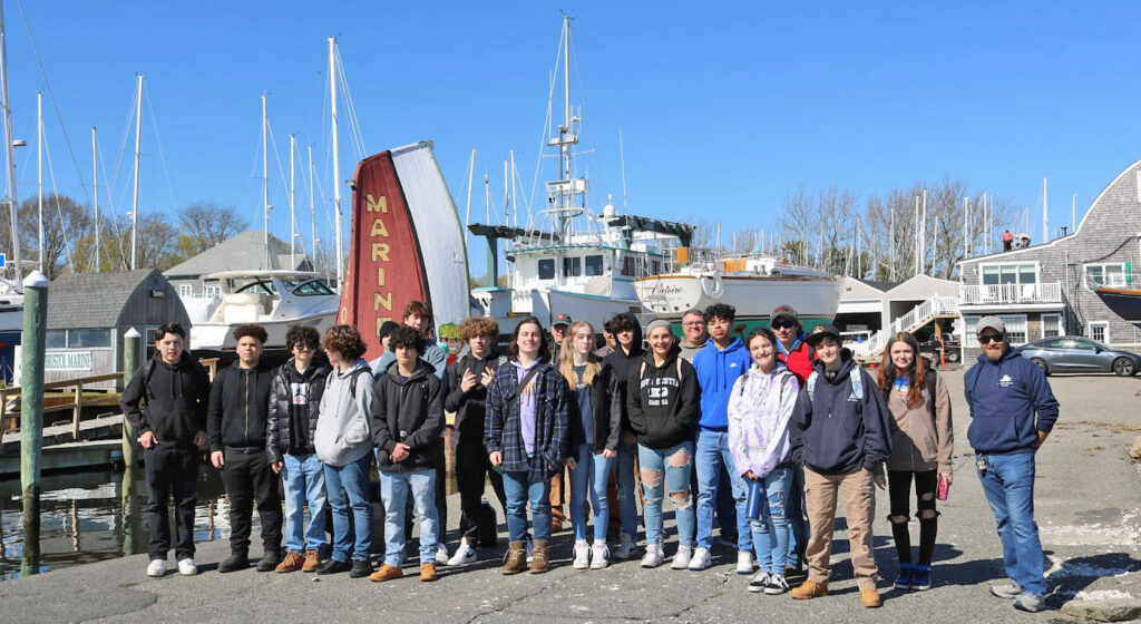 North Providence HS Career and Tech students visit Bristol Marine